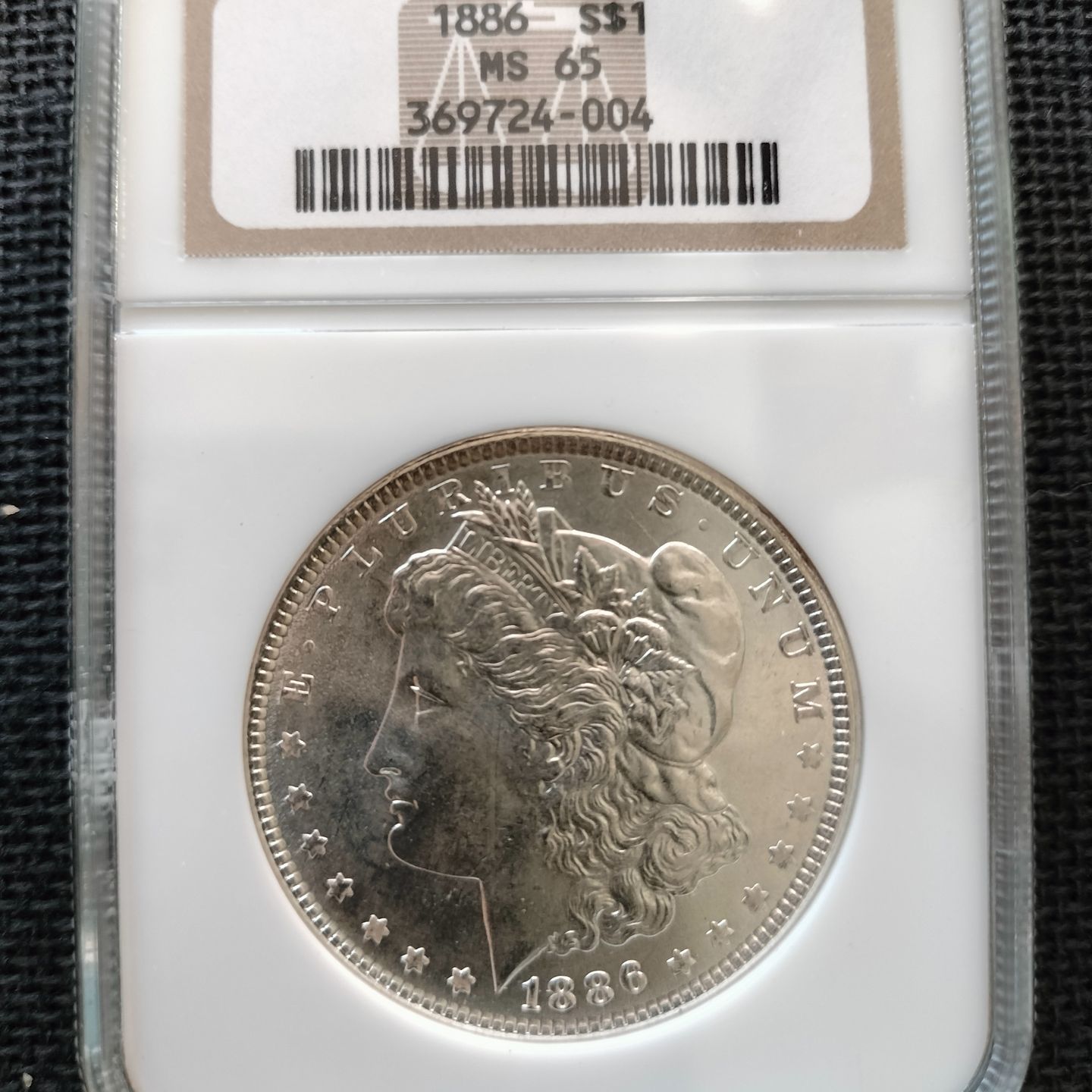 1886 Morgan Silver Dollar MS65