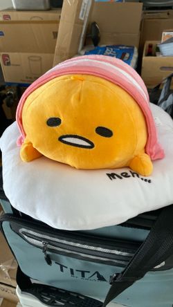 Gudetama egg bacon plush