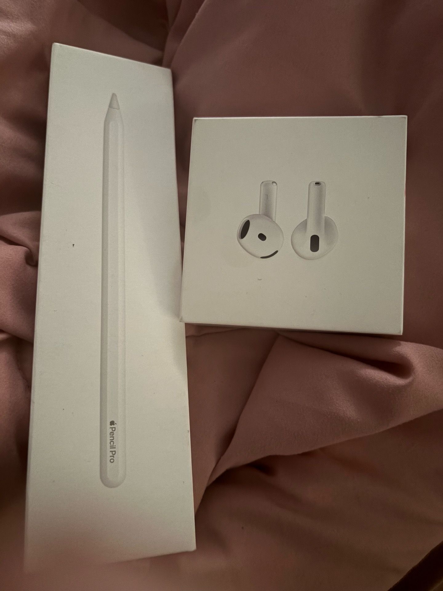 Apple Pencil Pro and AirPod 4