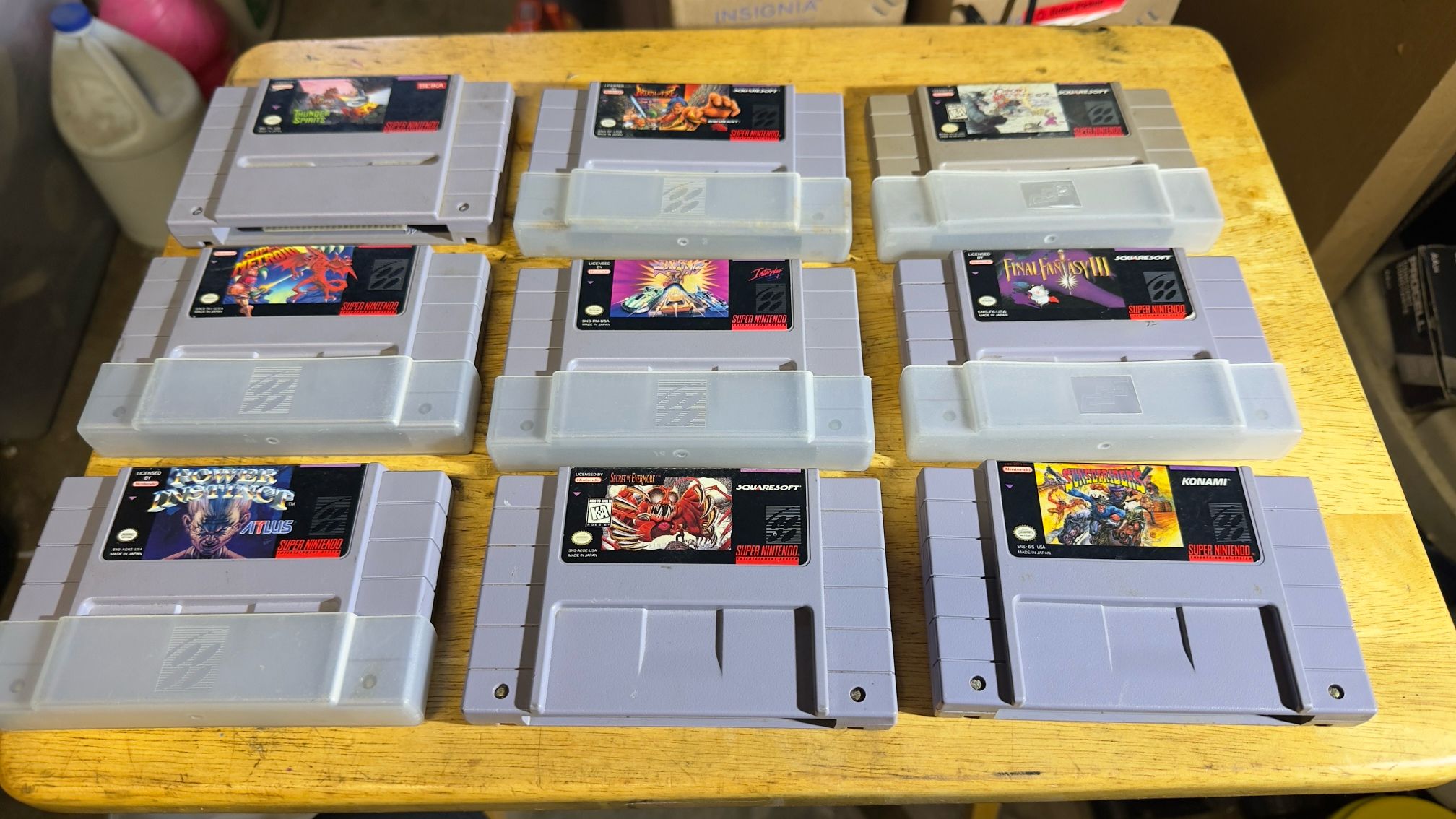Super Nintendo SNES Authentic Rare Games All Work 