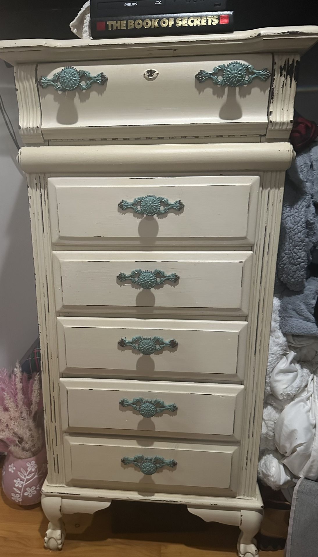 Vintage French Provincial Style Lingerie  Dresser W/hidden Drawers