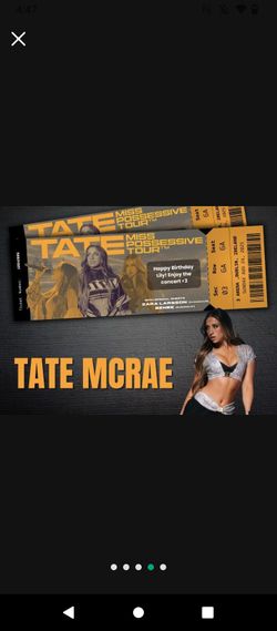 Tate Mcrae Tour Tickets Miss Possessive Concert Orlando Florida Sunday Kia Center
