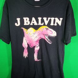 J Balvin Shirt Mens Large Vibras Tour Reggaeton Official Merch Latin Graphic