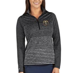 Denver Nuggets Antigua Womens Pace Half-Zip Pullover Jacket Size Medium MSRP $85