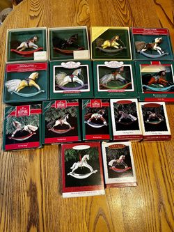 Collectible Hallmark Rocking Horse Ornaments