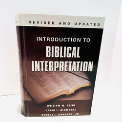 Introduction to Biblical Interpretation, Revised Edition - Hardcover VG