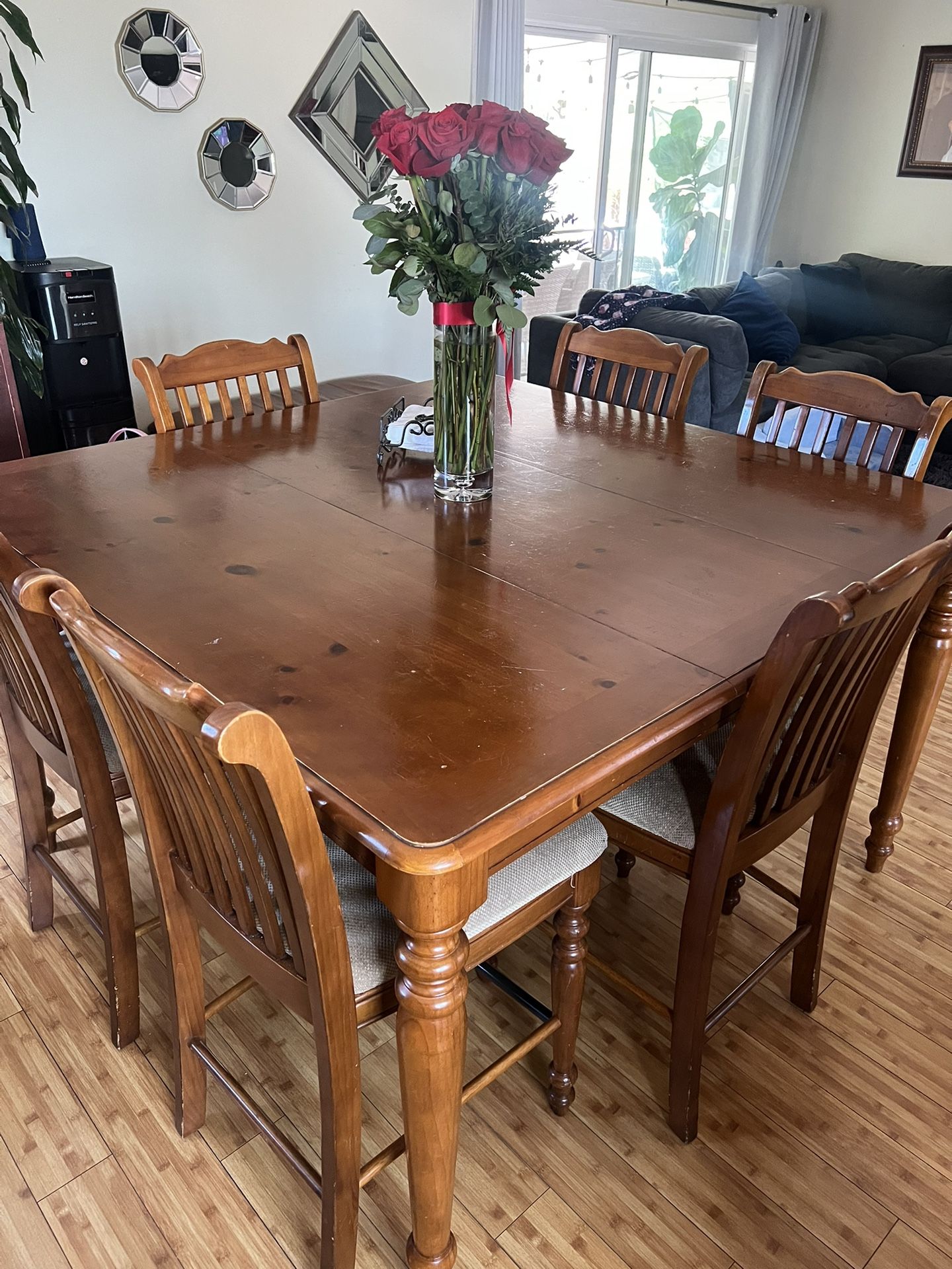 Dining Barstool Table With Extension