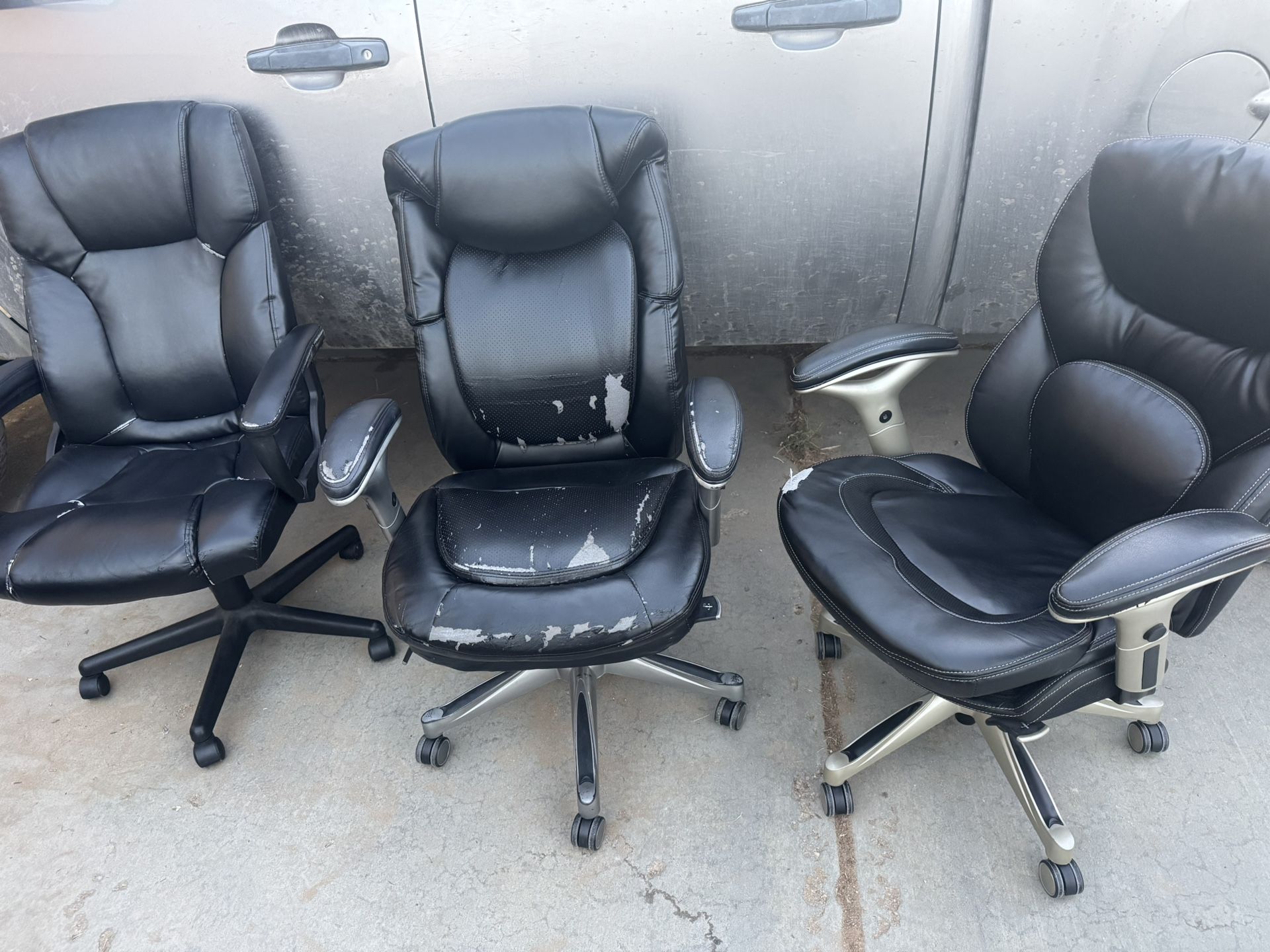 Black Leather Office Chairs Or Or