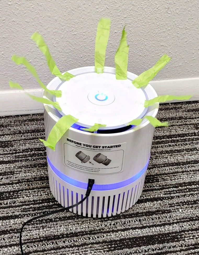 Air Purifier Fan With HEPA Filter / High Velocity Fan