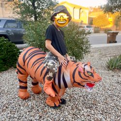 Tiger Blow Up Costume -kids