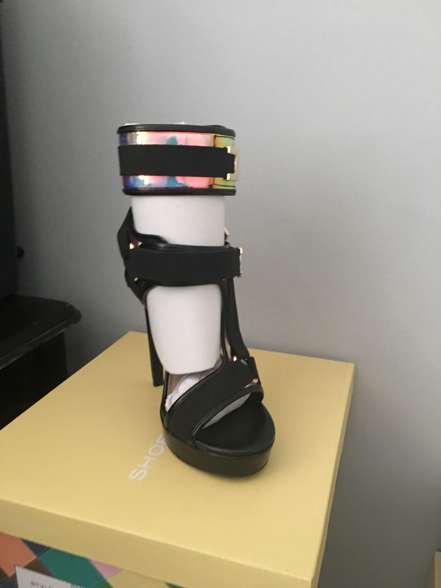 Black And Silver Heels Multiple sizes available