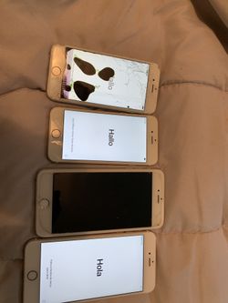 4 activation locked iPhone 6S. Best offer wins all Four