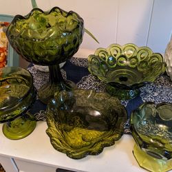 Mixed Green Glass