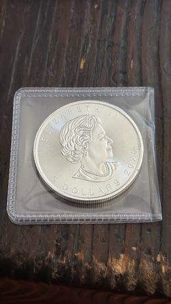 2020 Canadian Silver Maple Leaf 1 oz Coin