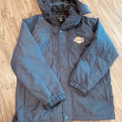 Antigua Lakers Mens Jacket XXL With Detachable Hood.