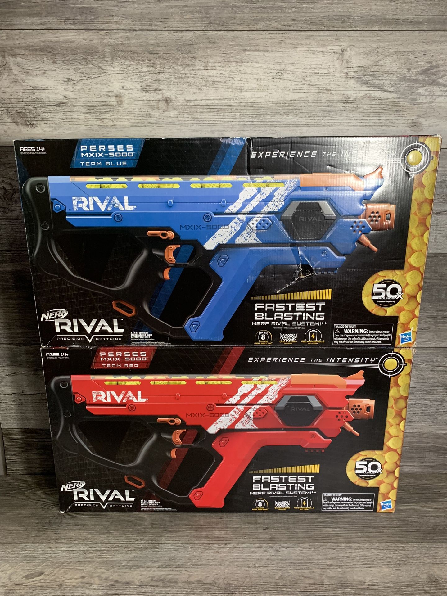 Set Of 2 Nerf Rival Electric Guns *Like New