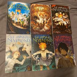 The Promised Neverland Manga volumes 1-6