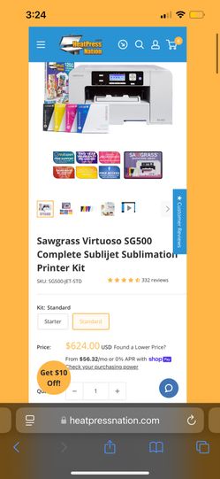 Sawgrass Virtuoso SG500 printer 