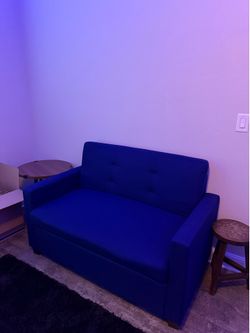 Blue Pullout couch