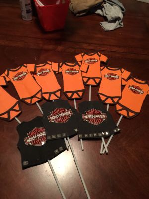 Harley Davidson Baby Shower Decoration For Sale In San Antonio Tx