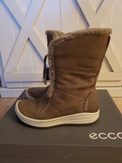 Ecco women's trace tie hydromax snow boot cheap
