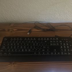 Black LED Keyboard 