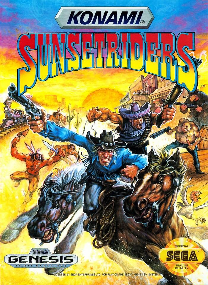 Sunset Rider For Sega Genesis
