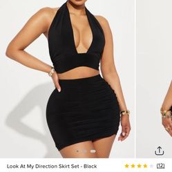 Black Two Piece Set 