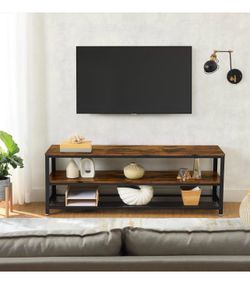 TV Stand, Bench, Console for up to 60 Inch Televisions, Coffee Table, Rustic Brown ULTV50BX