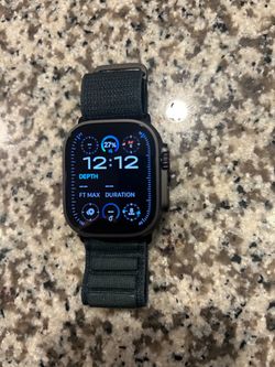 Apple Watch Ultra 2 GPS + Cellular 49mm Black. New with 1 year Apple warranty. Comes with Charger