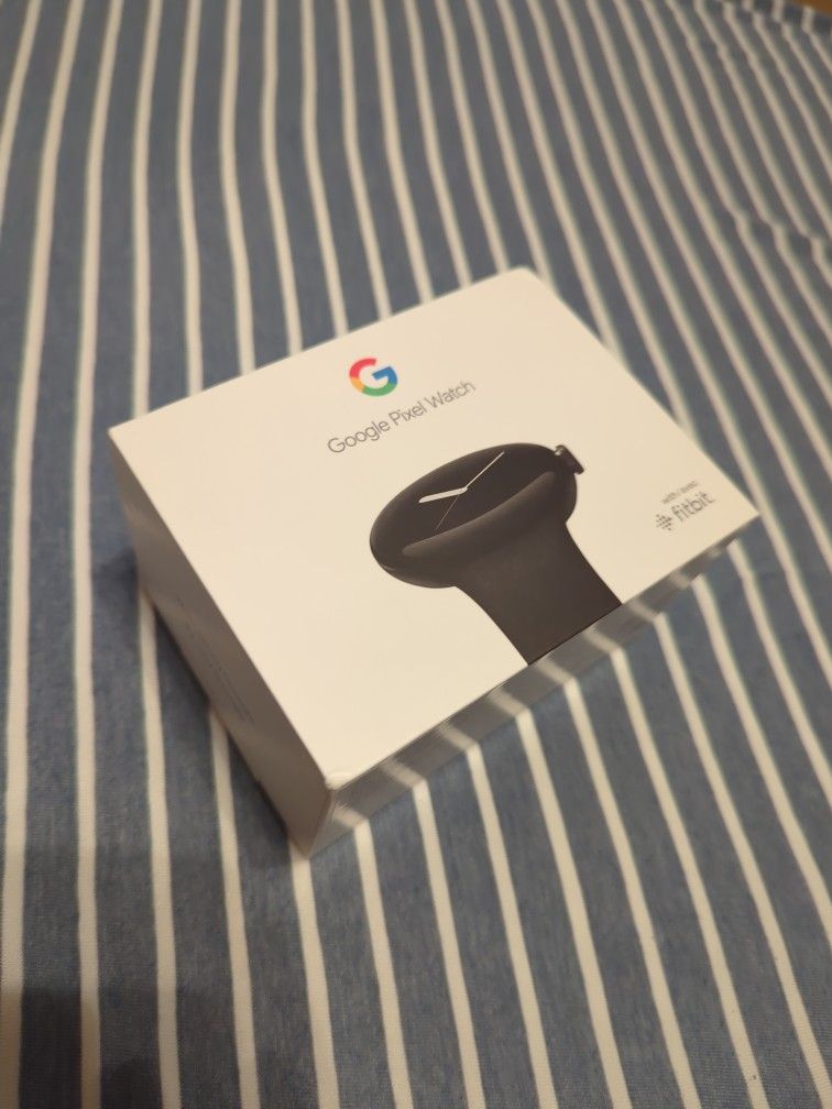 Google Pixel Watch, Matte Black case / Obsidian Active band, Bluetooth/Wi-Fi