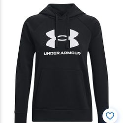 Under Armour Ladies Rival Fleece Big Logo Hoodie 