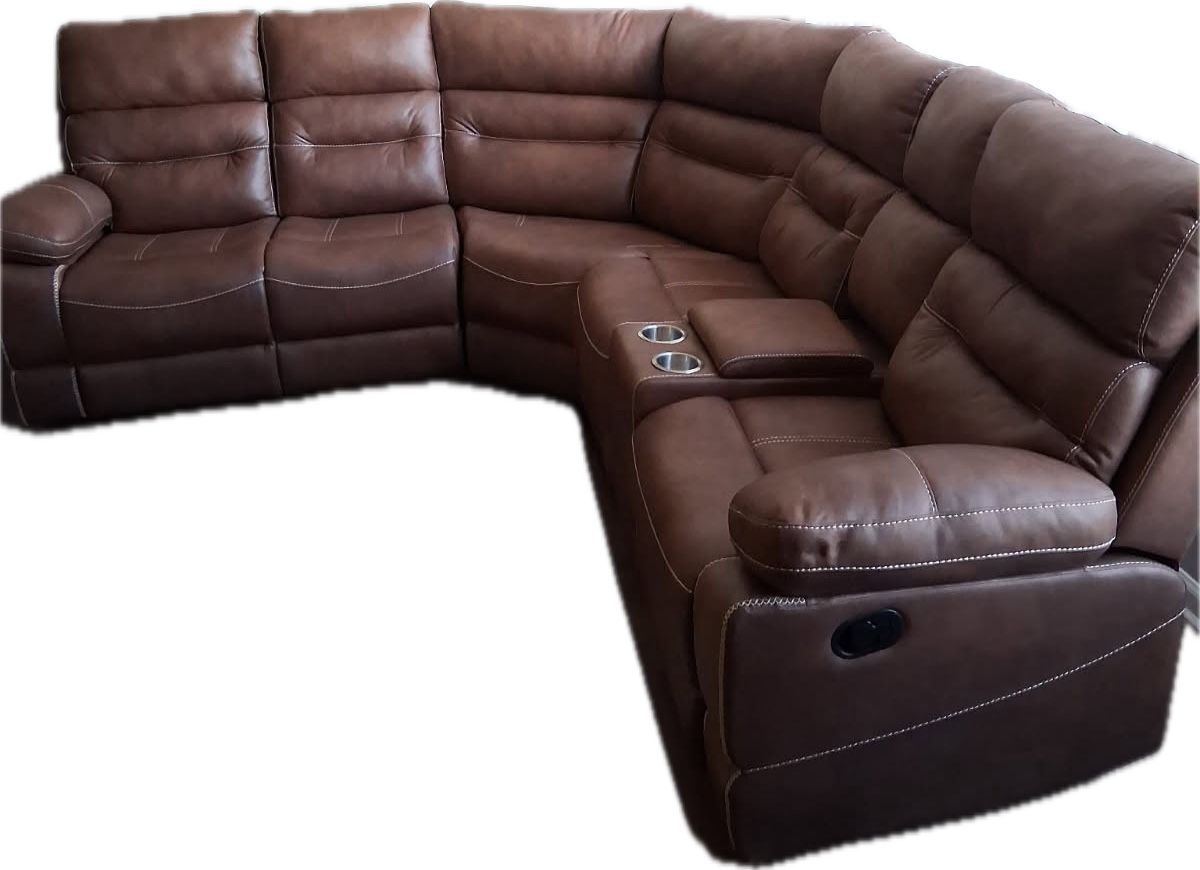 Sandy Brown Recliner With Table And 4 Chairs