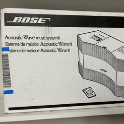 NIB Bose Acoustic Wave Music System II AND Bose Wave Music System Multi CD Changer