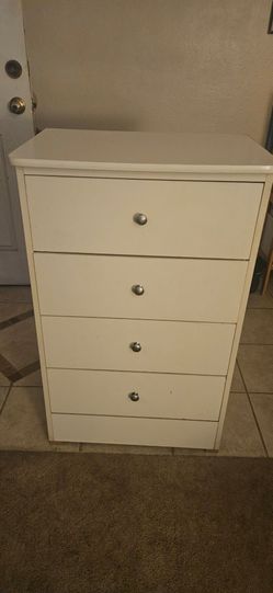 White dresser