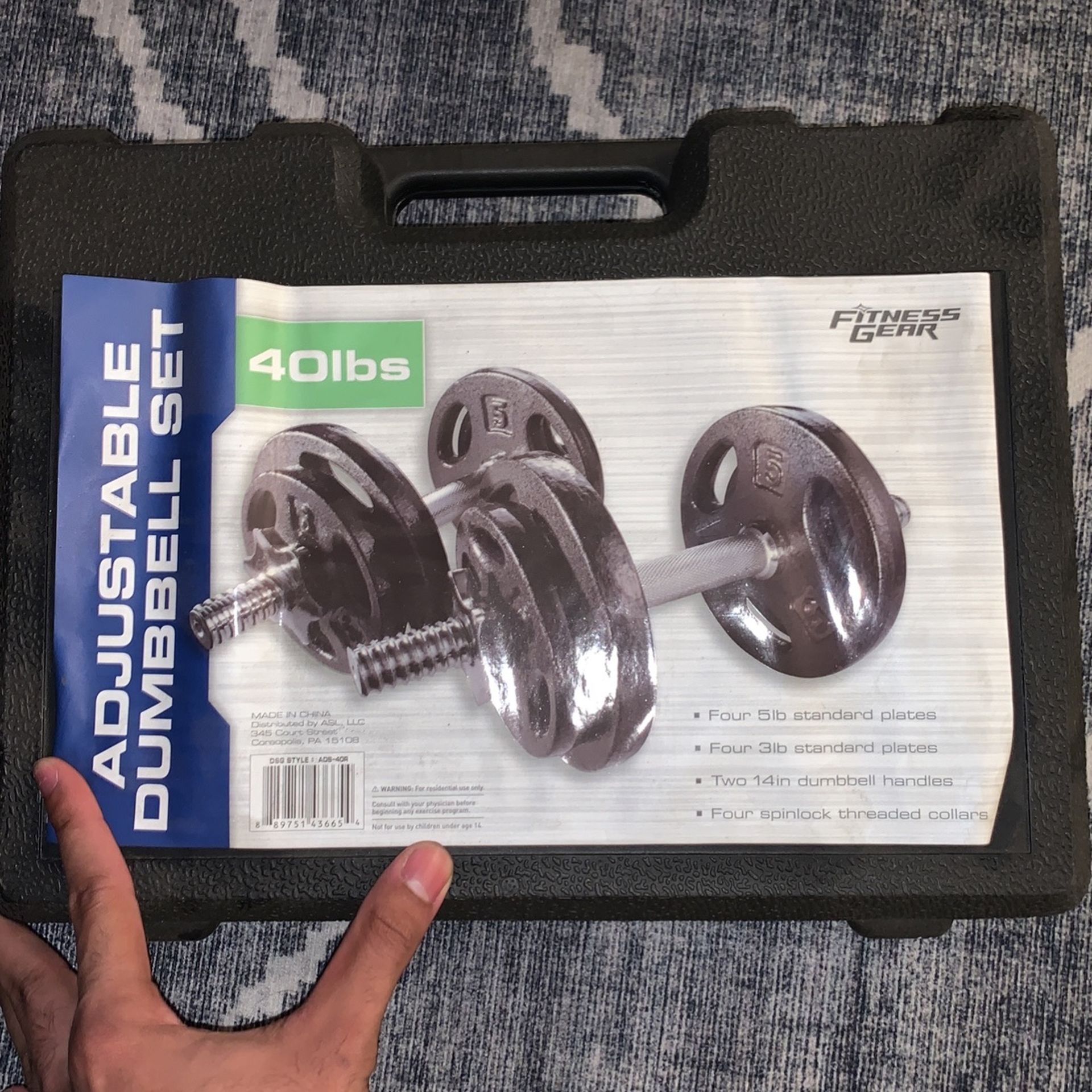 Adjustable Dumbbell Set