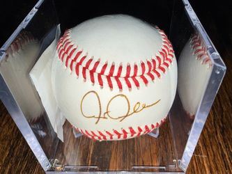 Chris Chambliss Signed Baseball w/ Display Case New York Yankees