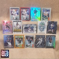 PHILADELPHIA EAGLES TEAM LOT (13) NFL FOOTBALL CARDS HURTS MUKUBA BARKLEY SMITH PANINI