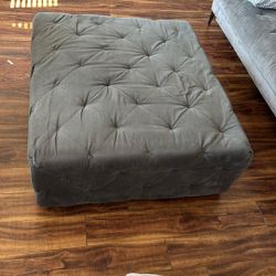 Gray Ottoman