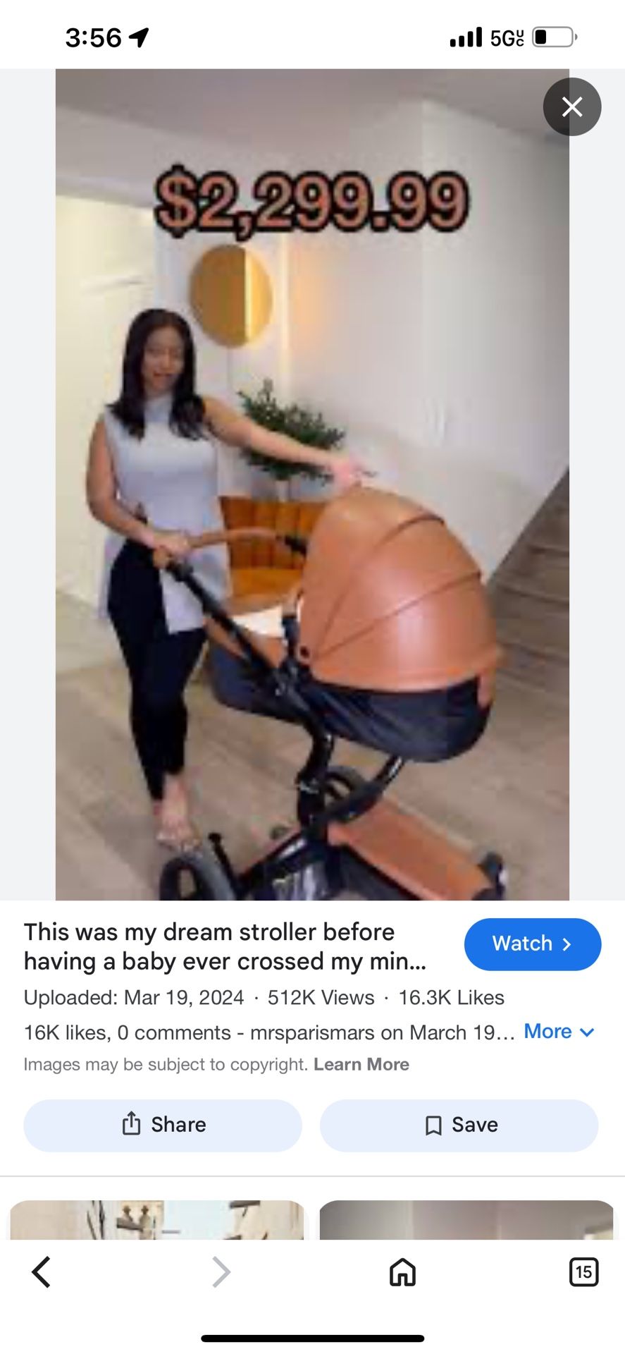 Leather  Troller And Bassinet Stroller very luxurious and easy to use