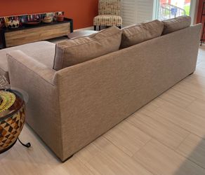 Couch with queen bed