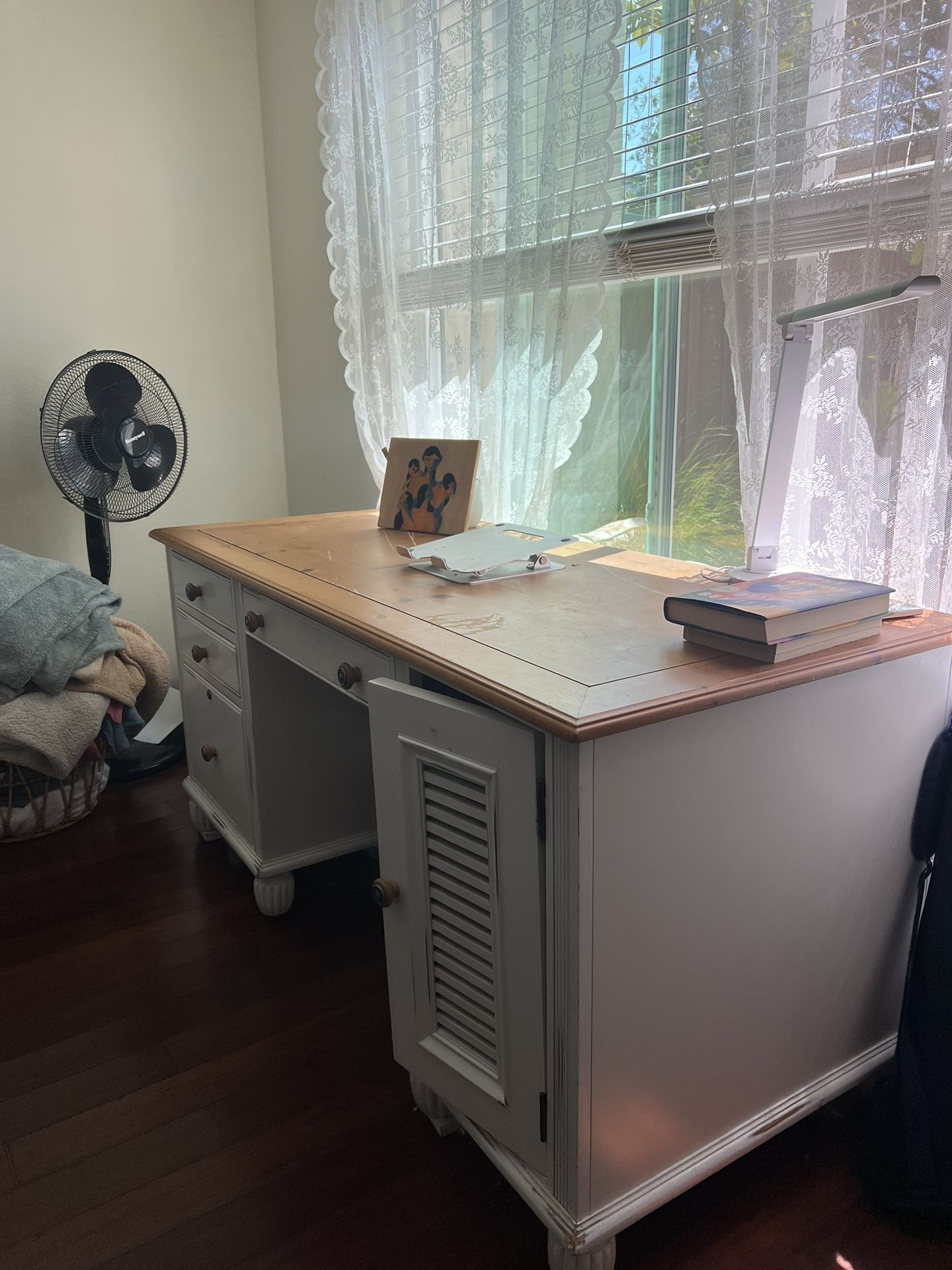 Vintage Desk With Chair