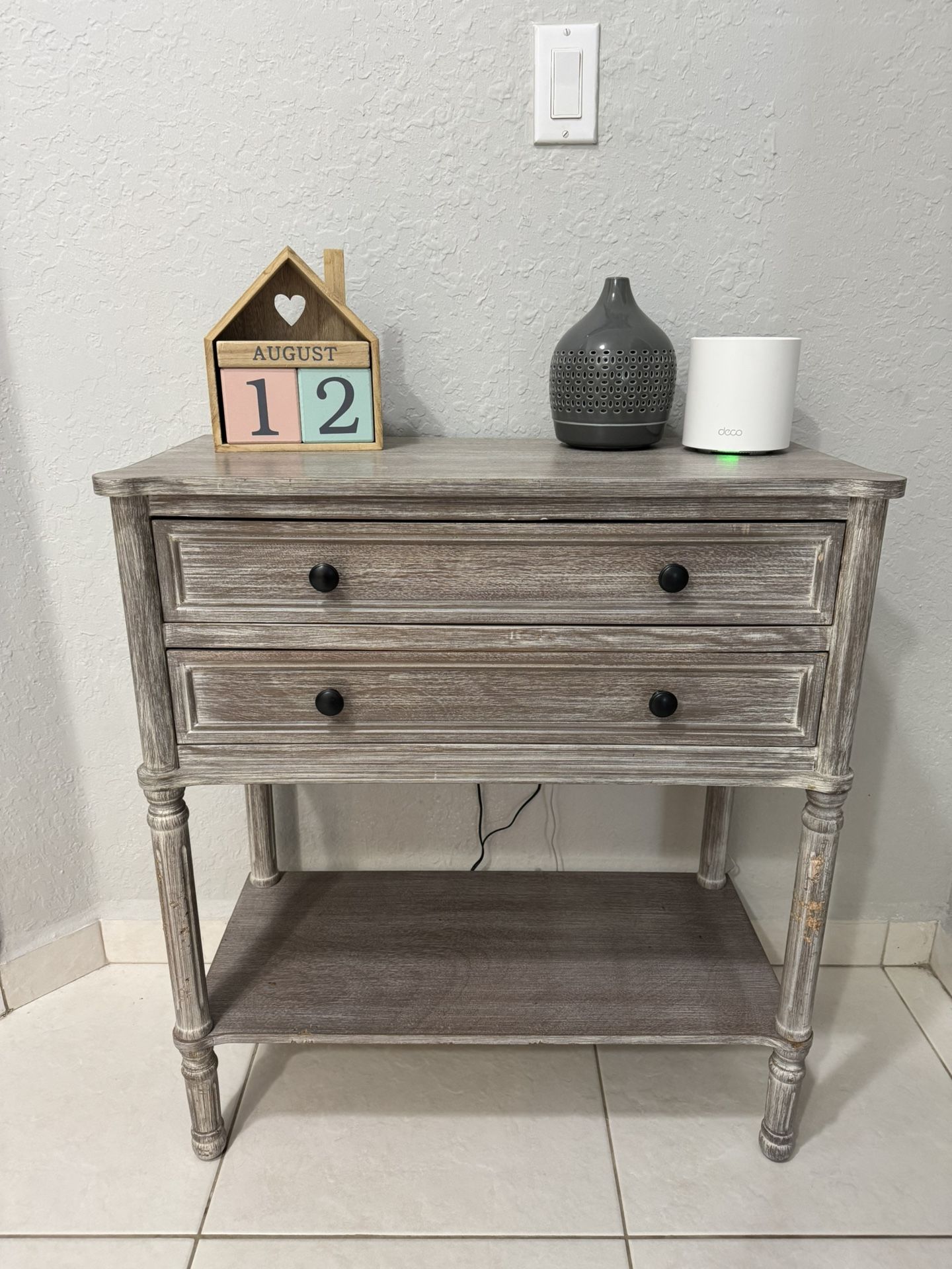 2 Drawer Console Table 