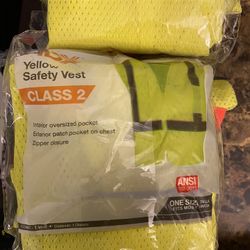 New Hdx Yellow Safety Vest Class 2