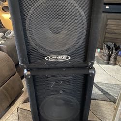 Crate 12 In W / Horn Pa Speakers  Made In USA 