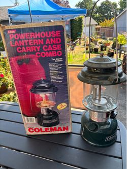 Vintage Coleman kerosene lantern