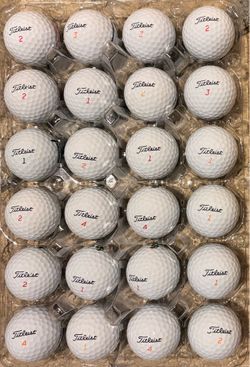 2 Dozen Like New Titleist Golf Balls As Pictured ⛳️ ———