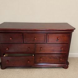 Solid wood dresser