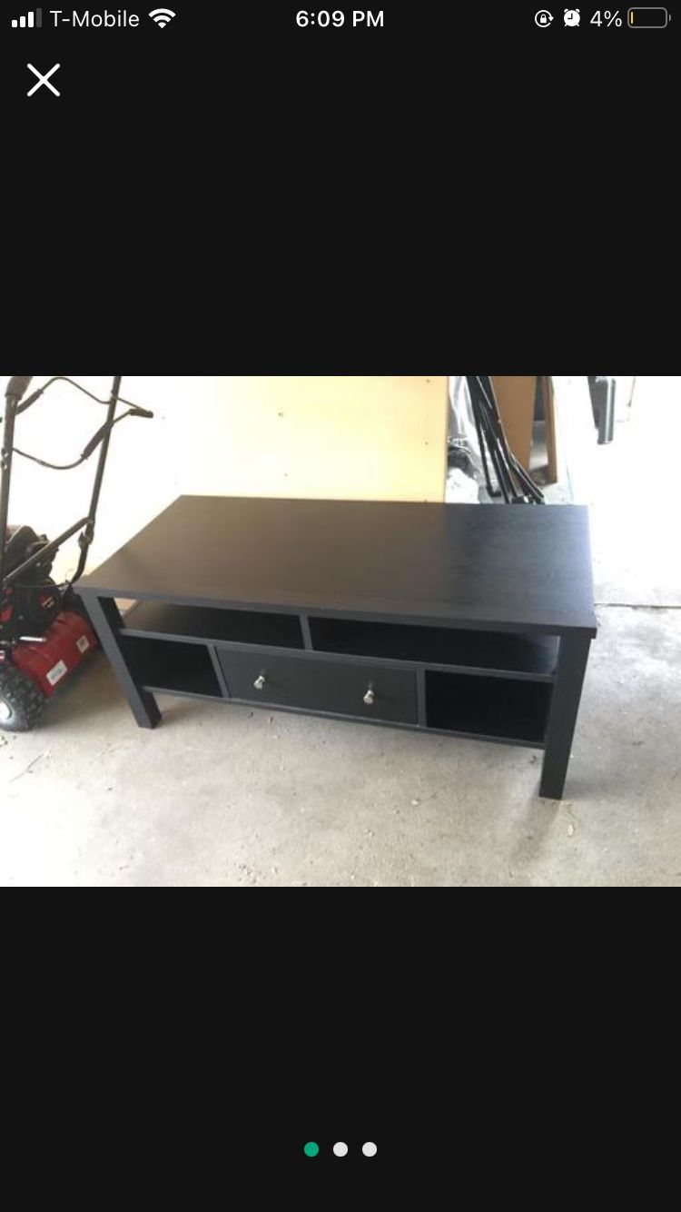 Black TV Stand