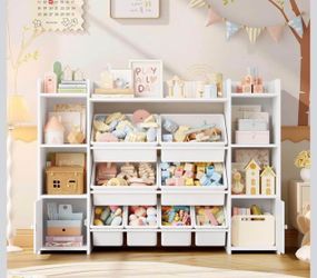 Brand new assembled toy storage organizer